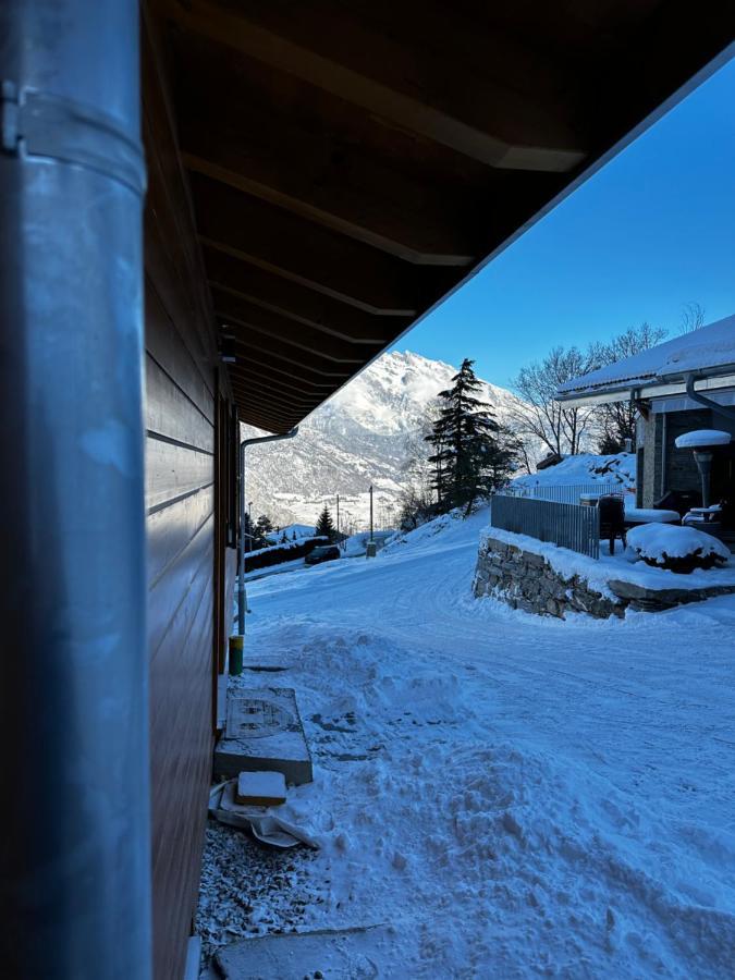 Chambres D'Hotes Les Louettes A Sapinhaut Canton Du Valais Saxon 외부 사진