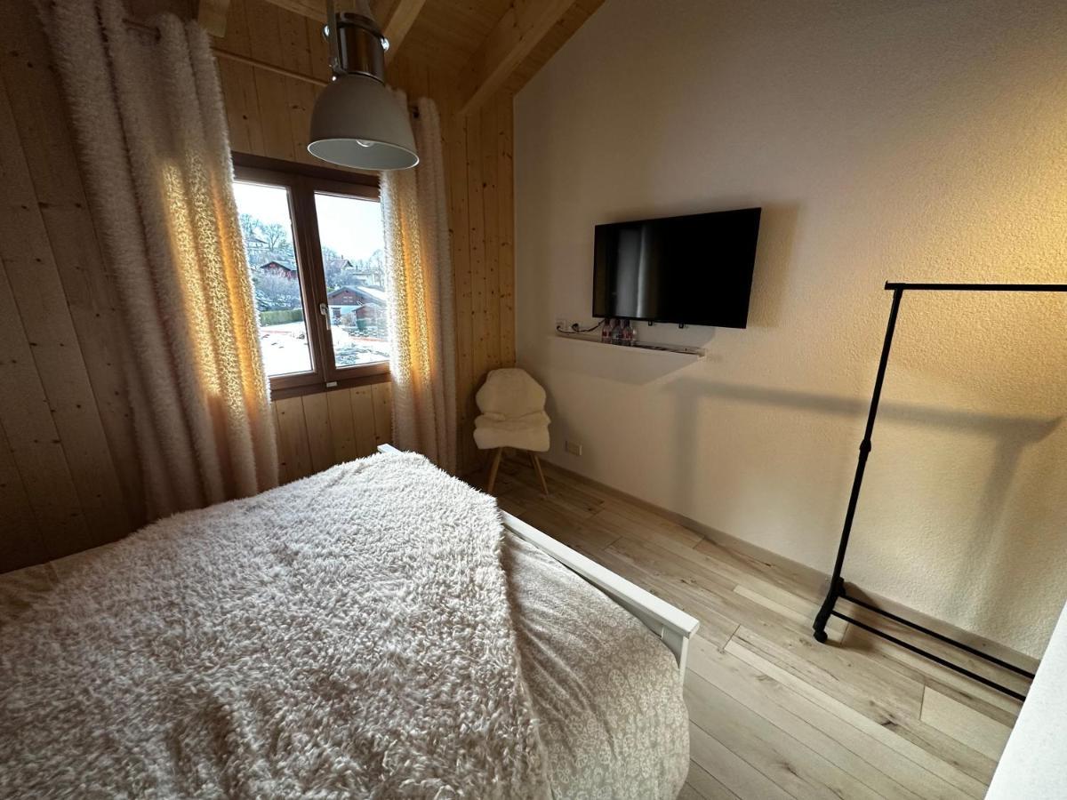 Chambres D'Hotes Les Louettes A Sapinhaut Canton Du Valais Saxon 외부 사진